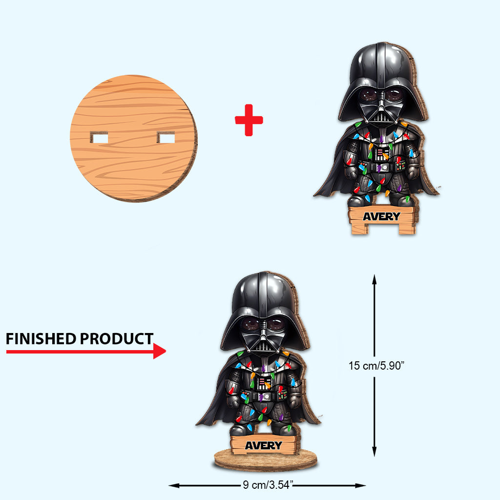 Personalized Freestanding Wood Plaque The Force Family Gift for Christmas