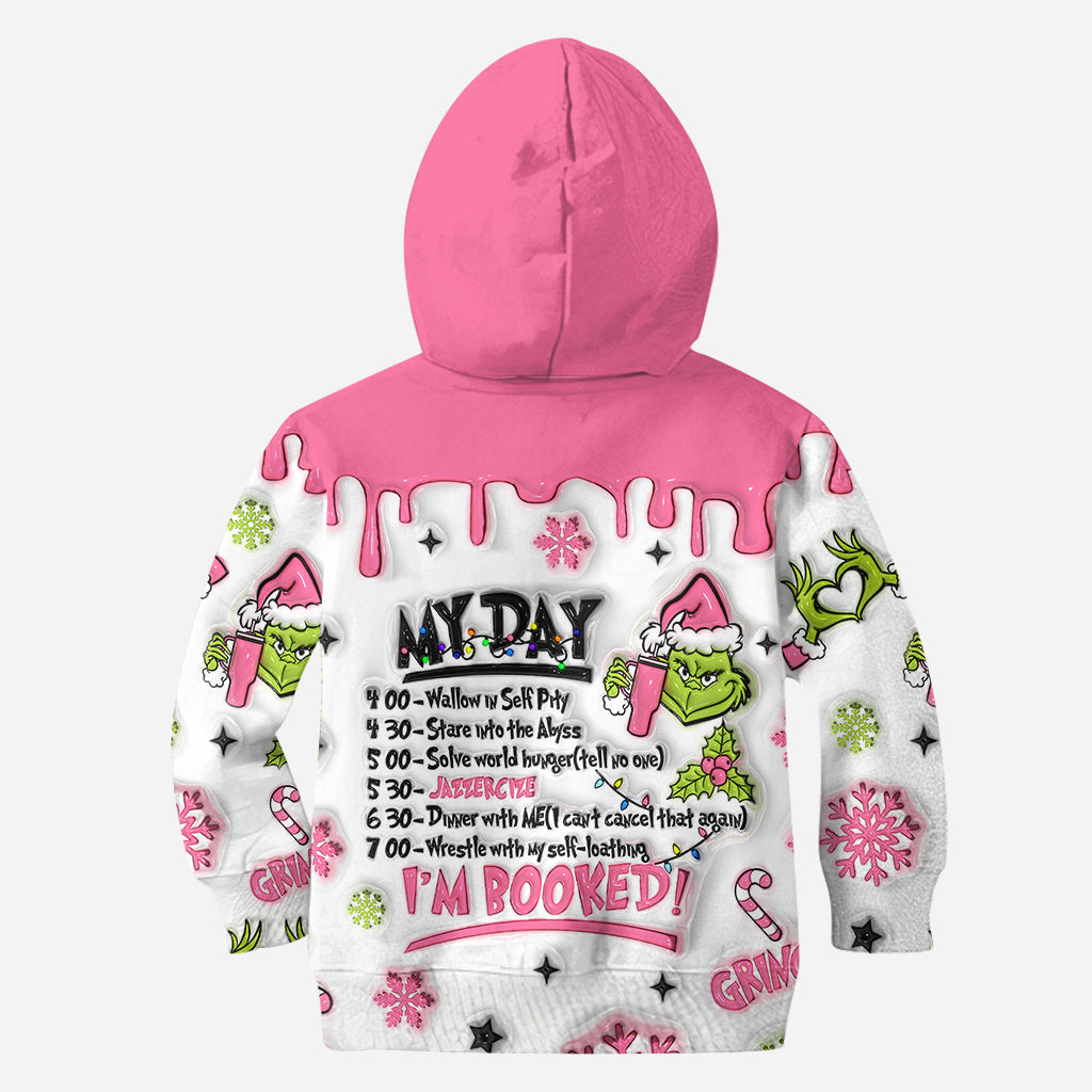 Personalized Christmas Grinch Hoodie and Leggings Set Gift