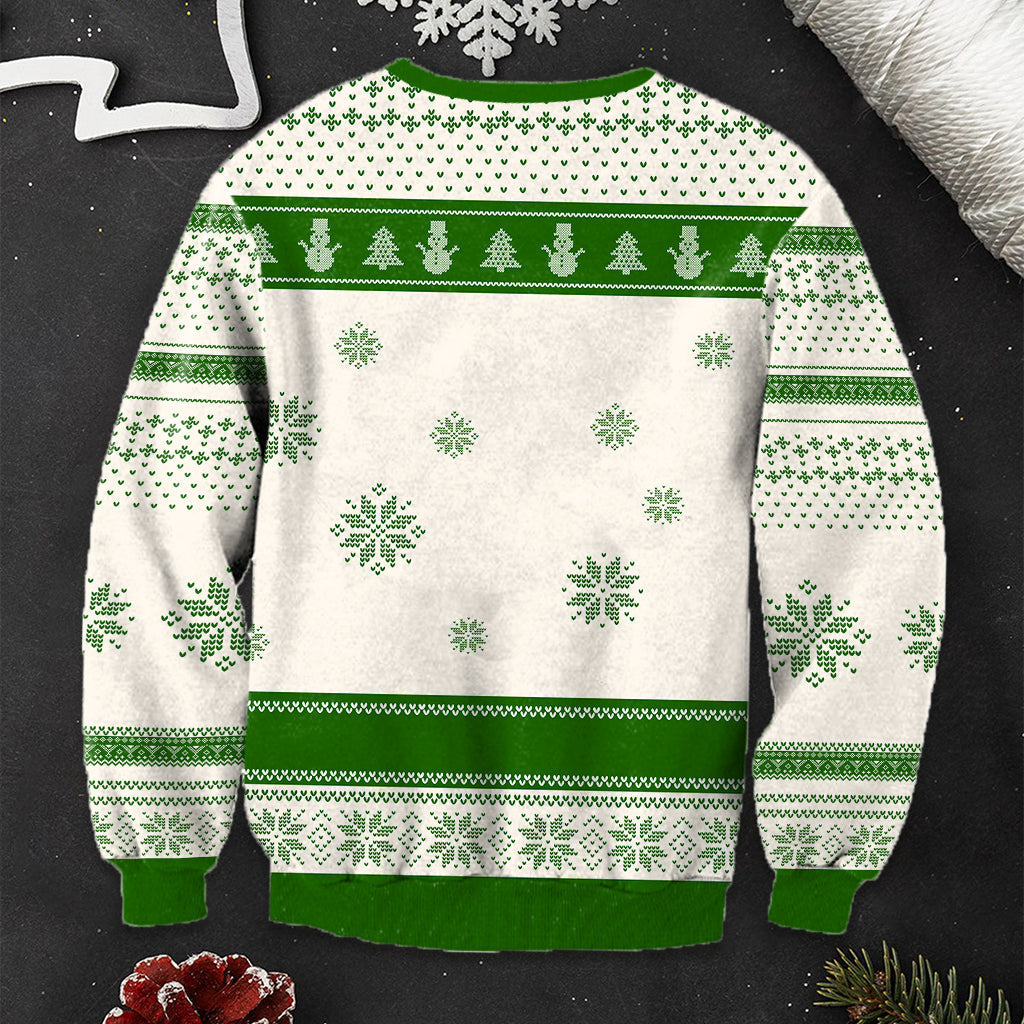 Personalized Grinch Squad Ugly Sweater Family Christmas Gift