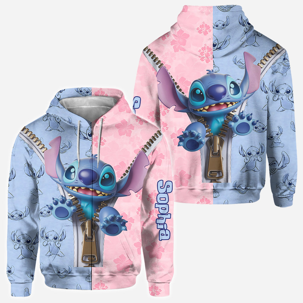 Personalized All-Over Print Ohana Shirt Gift for Family