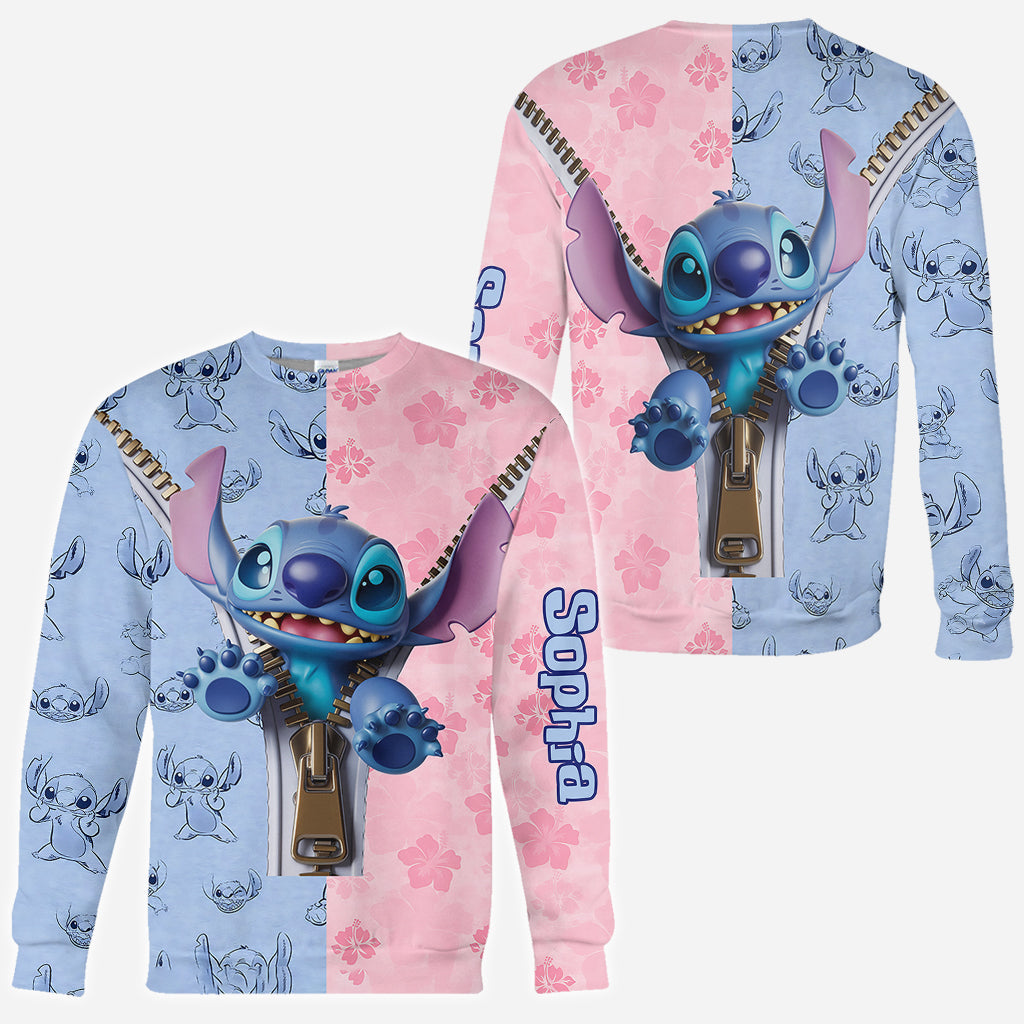 Personalized All-Over Print Ohana Shirt Gift for Family