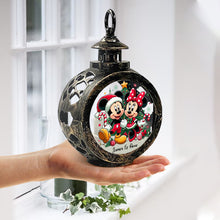 Load image into Gallery viewer, Personalized Round Lantern with Light for Christmas | Gift Idea
