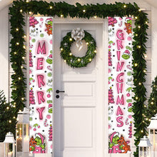 Load image into Gallery viewer, Personalized Merry Grinchmas Porch Sign Christmas Decor
