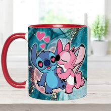 Load image into Gallery viewer, Personalized Ohana Accent Mug Custom Name Gift for Couples
