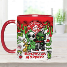 Load image into Gallery viewer, Personalized Grinch Accent Mug Custom Name Christmas Gift
