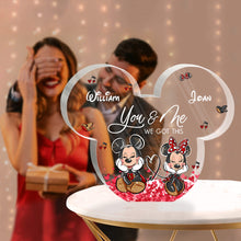 Load image into Gallery viewer, Personalized Couple Acrylic Plaque Custom Name Gift
