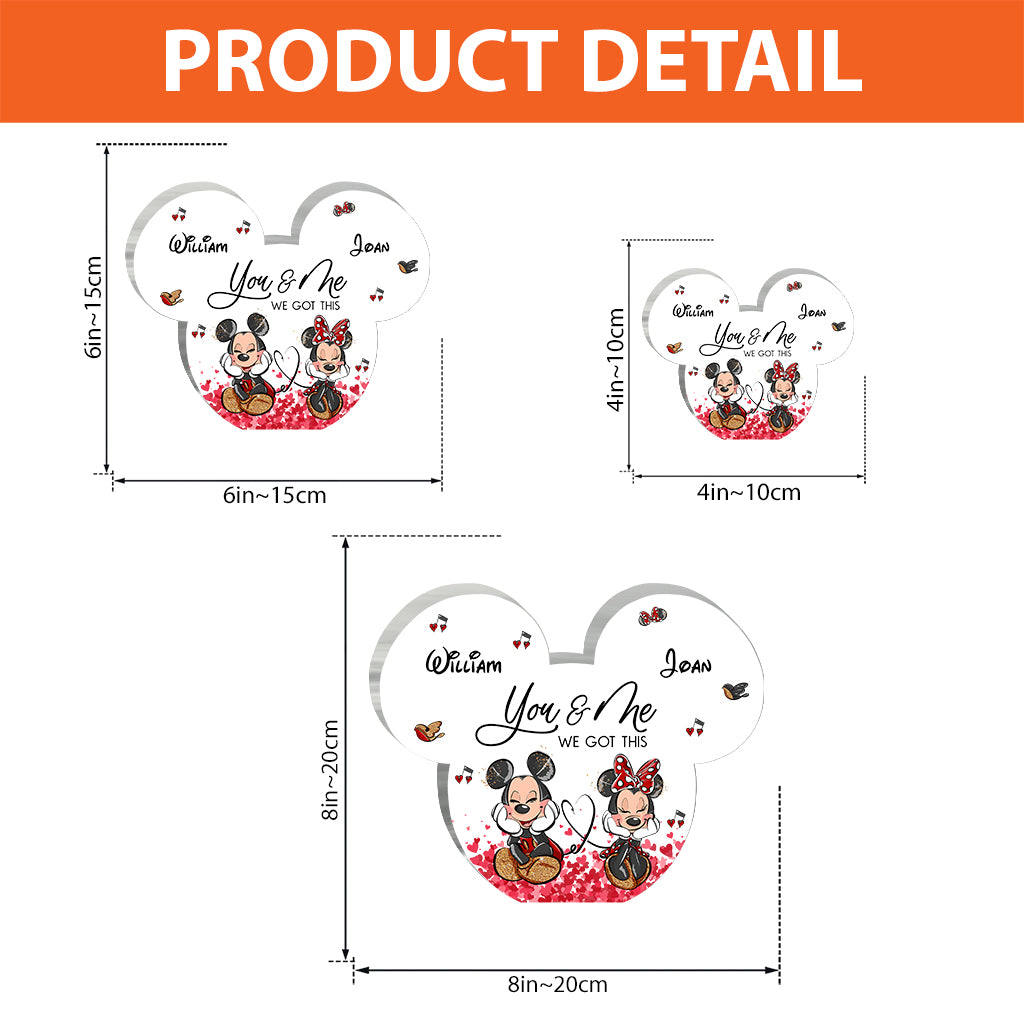 Personalized Couple Acrylic Plaque Custom Name Gift