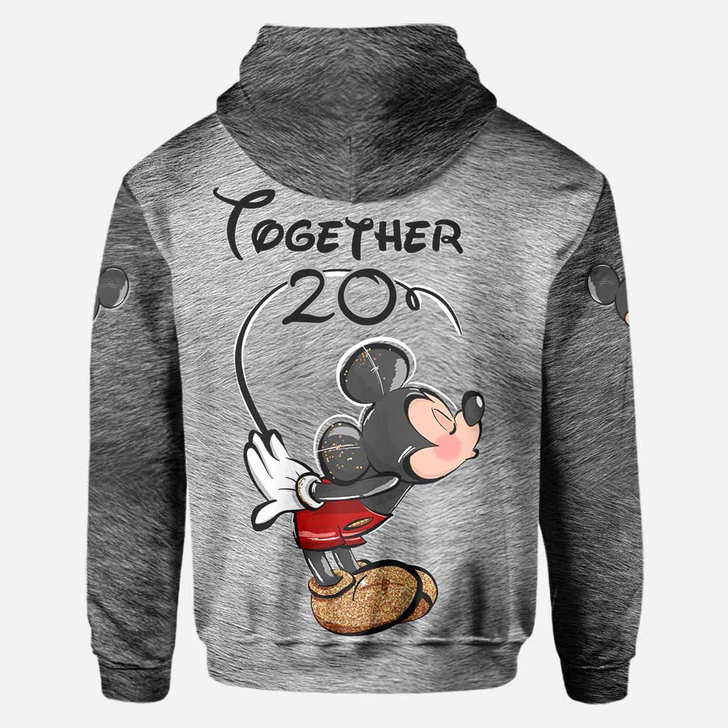 Personalized Couple Mouse All Over T-shirt & Hoodie Gift