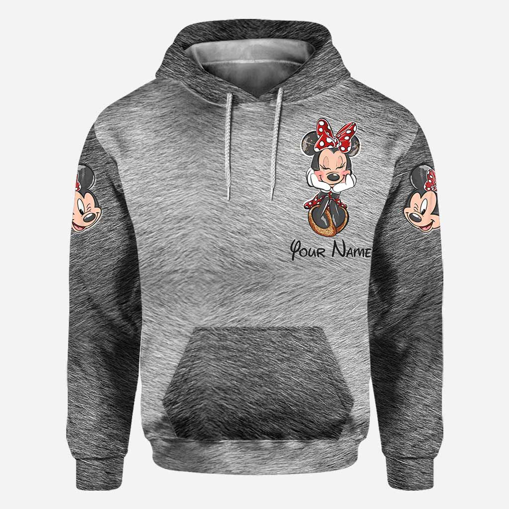 Personalized Couple Mouse All Over T-shirt & Hoodie Gift
