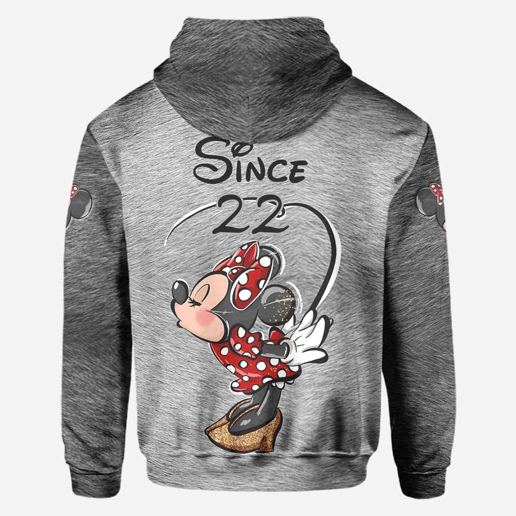 Personalized Couple Mouse All Over T-shirt & Hoodie Gift