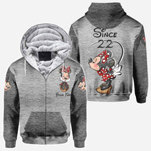 Load image into Gallery viewer, Personalized Couple Mouse All Over T-shirt &amp; Hoodie Gift
