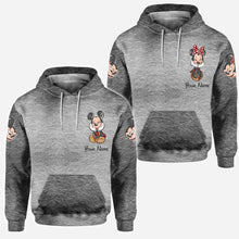 Load image into Gallery viewer, Personalized Couple Mouse All Over T-shirt &amp; Hoodie Gift
