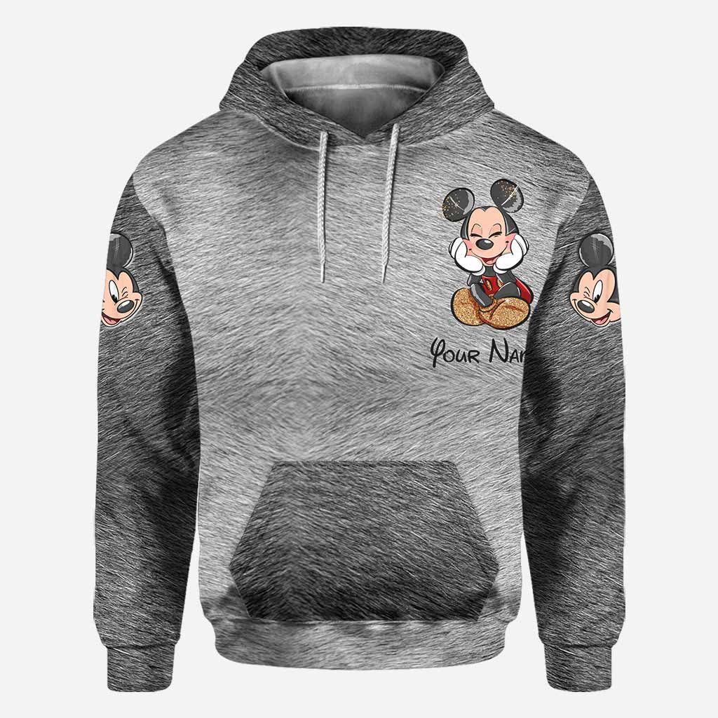Personalized Couple Mouse All Over T-shirt & Hoodie Gift