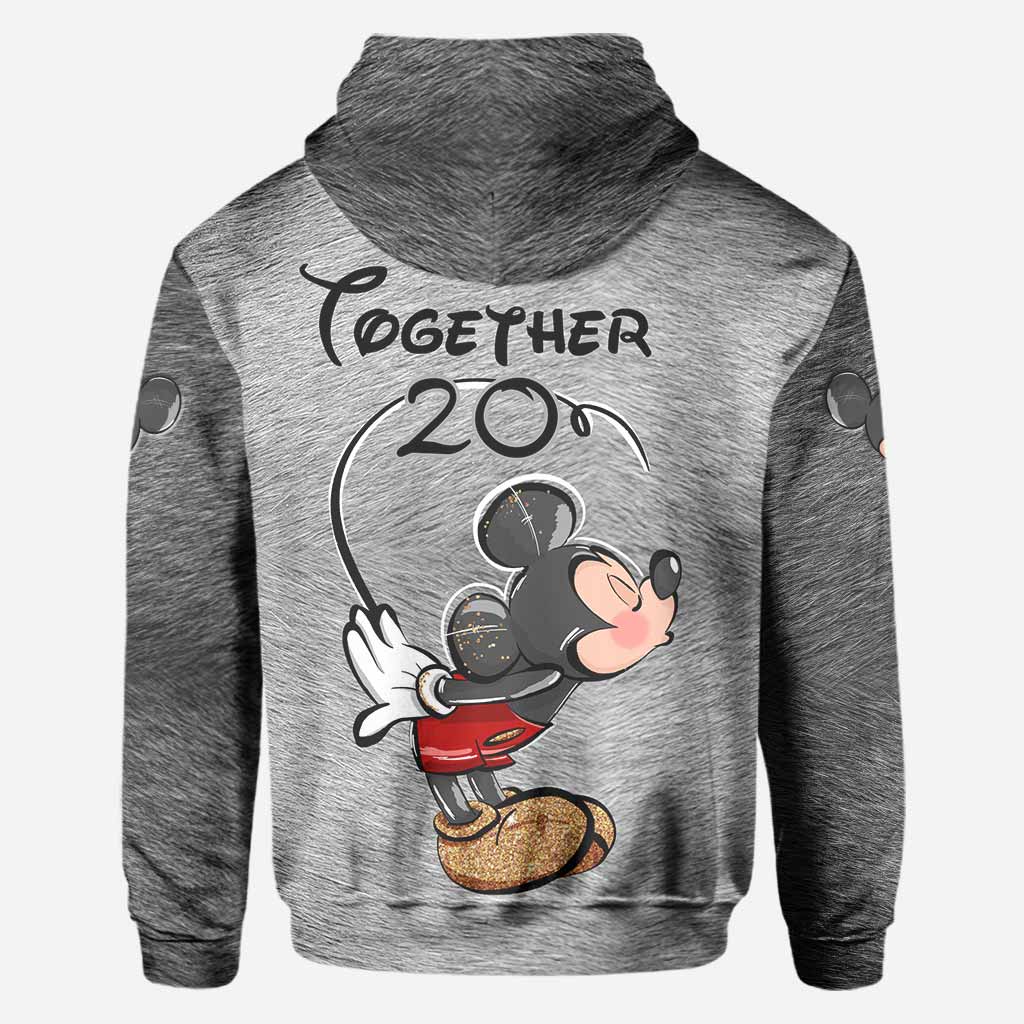 Personalized Couple Mouse All Over T-shirt & Hoodie Gift