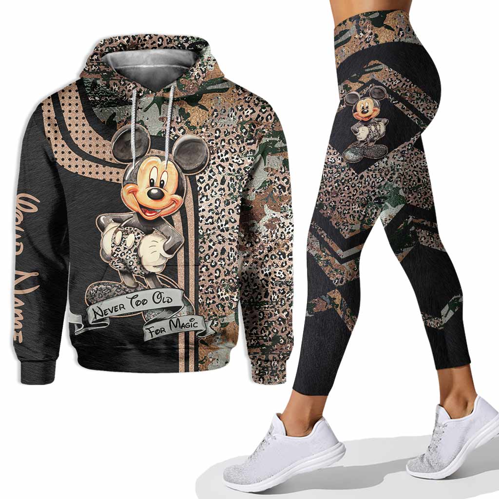 Personalized Mouse Hoodie and Leggings Set Gift for Kids