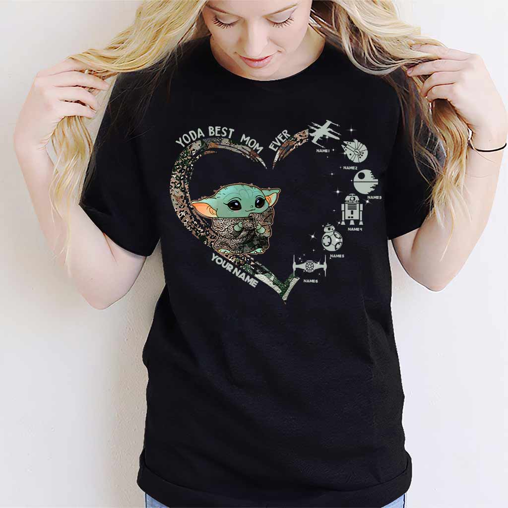Personalized Yoda Best Mom Ever T-shirt & Hoodie Gift