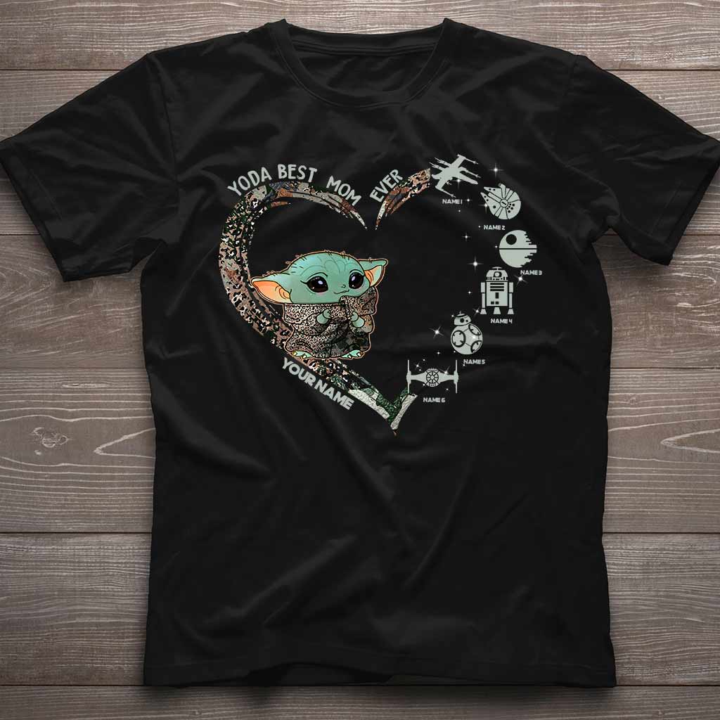 Personalized Yoda Best Mom Ever T-shirt & Hoodie Gift