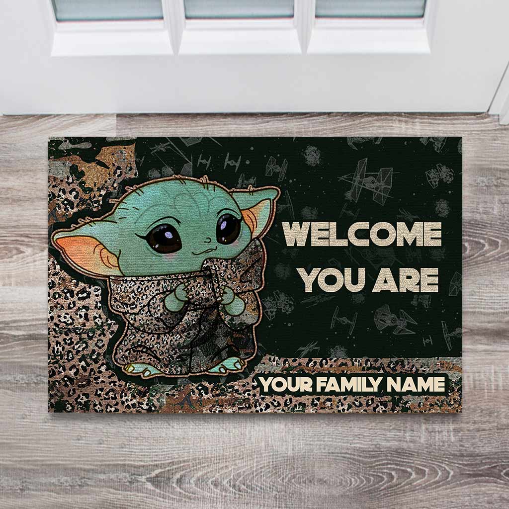 Personalized Welcome Doormat Custom Family Name Home Decor