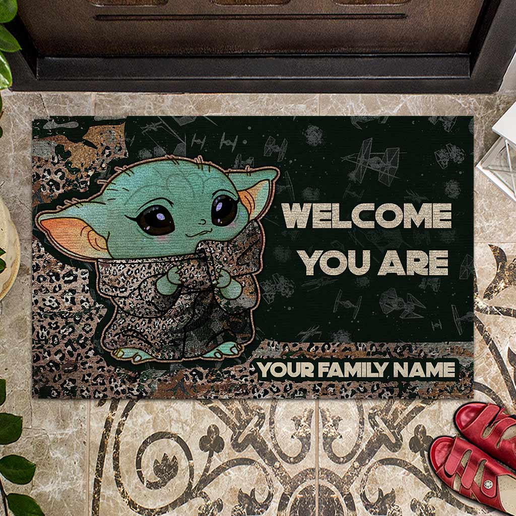 Personalized Welcome Doormat Custom Family Name Home Decor