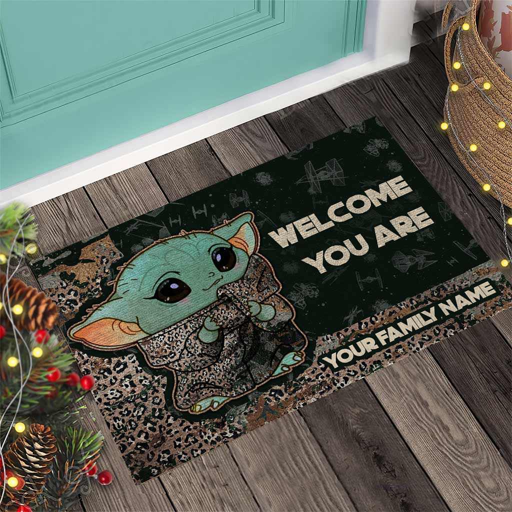 Personalized Welcome Doormat Custom Family Name Home Decor