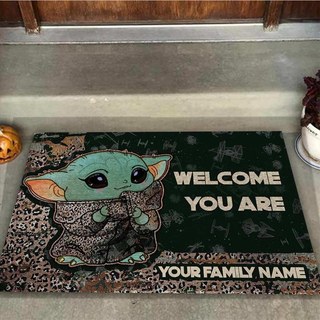 Personalized Welcome Doormat Custom Family Name Home Decor