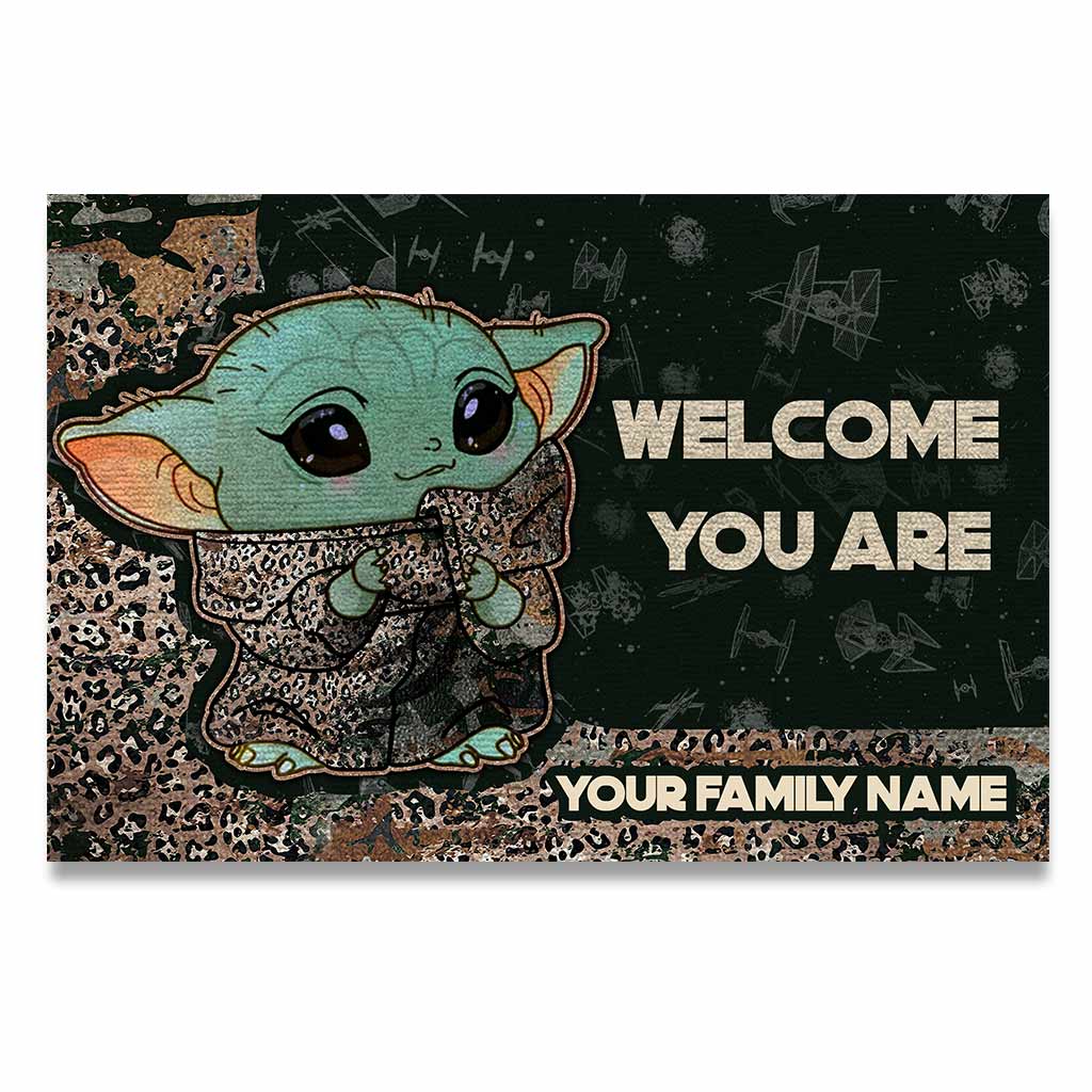 Personalized Welcome Doormat Custom Family Name Home Decor