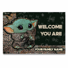 Load image into Gallery viewer, Personalized Welcome Doormat Custom Family Name Home Decor
