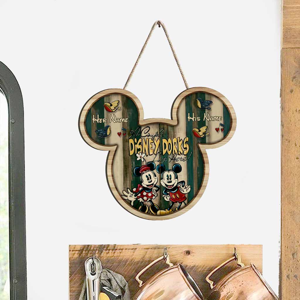 Personalized Couples Wood Sign with Custom Names | Unique Housewarming Gift