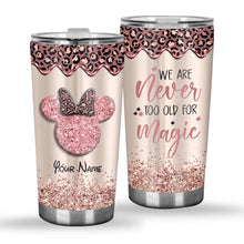 Load image into Gallery viewer, Personalized 20oz Magic Tumbler with Name Glitter Print Gift
