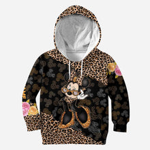Load image into Gallery viewer, Personalized Leopard Print Hoodie &amp; Leggings Set for Women
