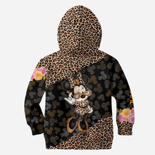 Load image into Gallery viewer, Personalized Leopard Print Hoodie &amp; Leggings Set for Women
