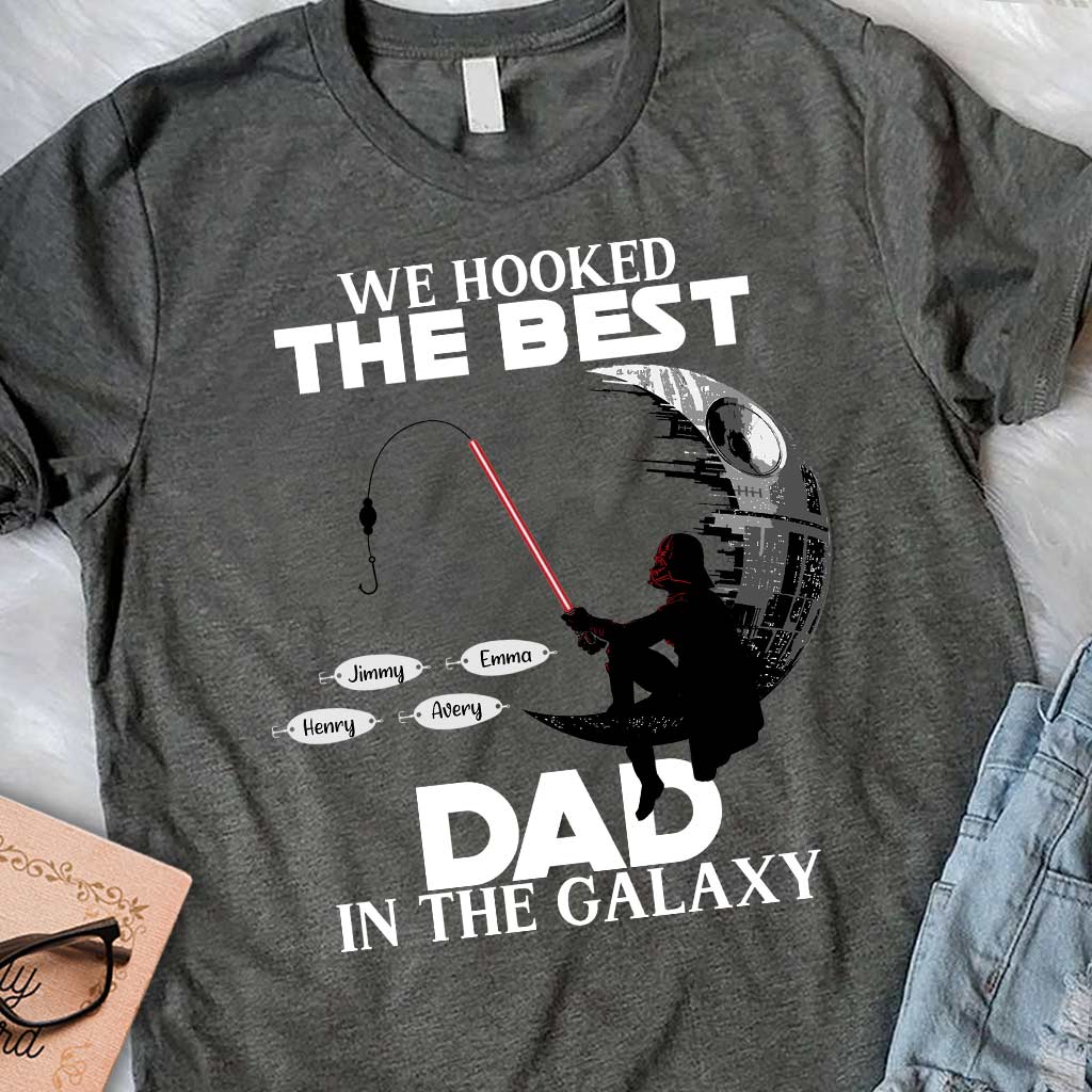 Personalized Fishing T-Shirt & Hoodie for Dad with Custom Names
