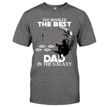 Load image into Gallery viewer, Personalized Fishing T-Shirt &amp; Hoodie for Dad with Custom Names
