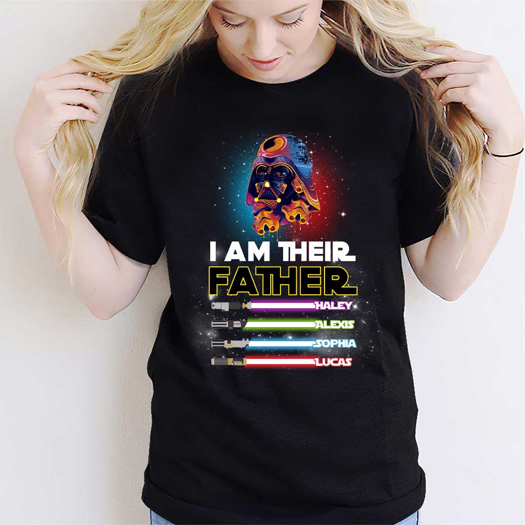 Personalized I Am Their Father T-shirt & Hoodie Gift for Dad