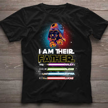 Load image into Gallery viewer, Personalized I Am Their Father T-shirt &amp; Hoodie Gift for Dad
