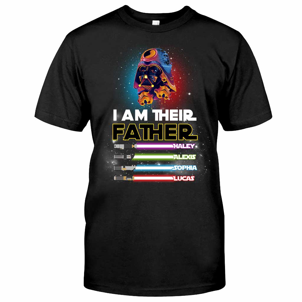 Personalized I Am Their Father T-shirt & Hoodie Gift for Dad
