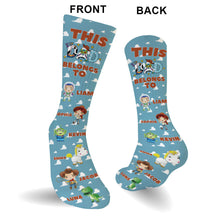 Load image into Gallery viewer, Personalized Fun Mouse Socks for Dad with Custom Names
