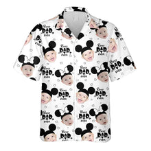 Load image into Gallery viewer, Personalized Hawaiian Shirt for Dad with Mickey Mouse Design
