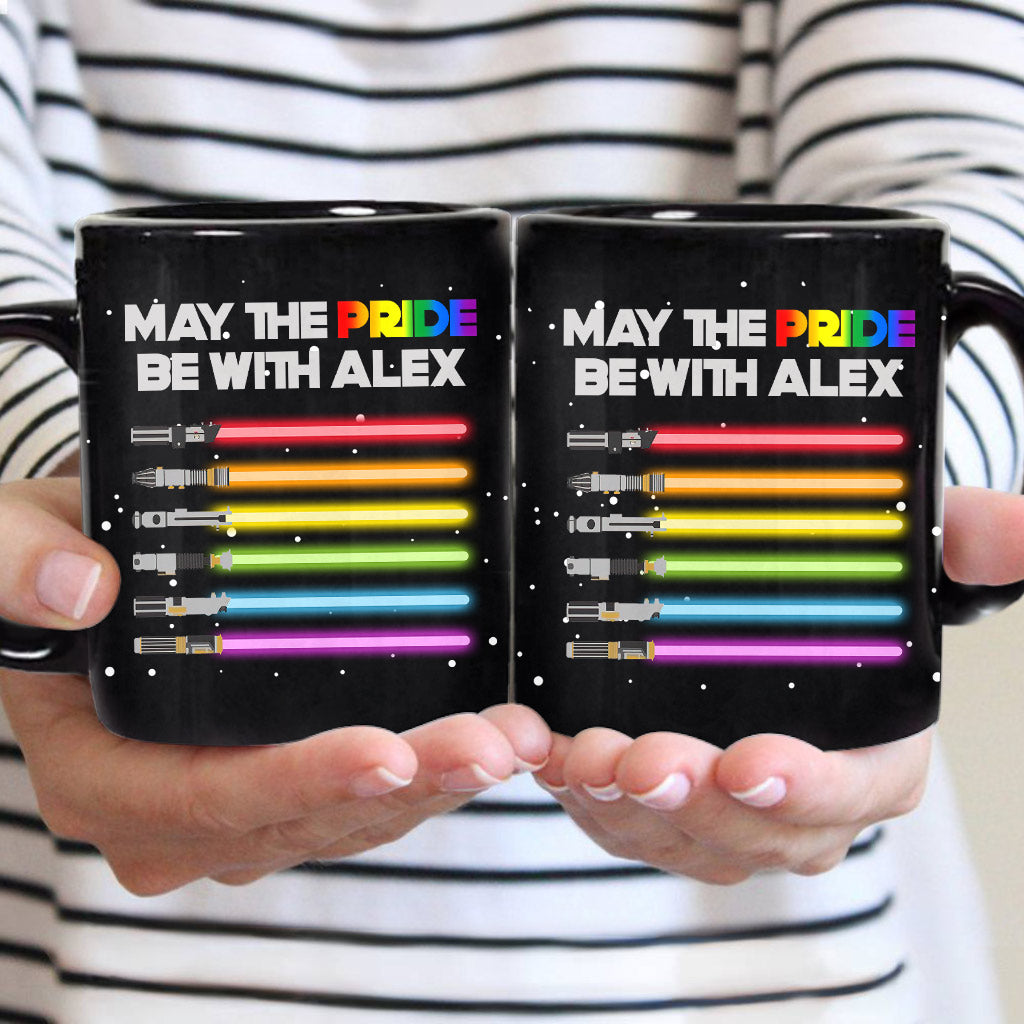 Personalized LGBT Support Mug Custom Name Gift for Friends