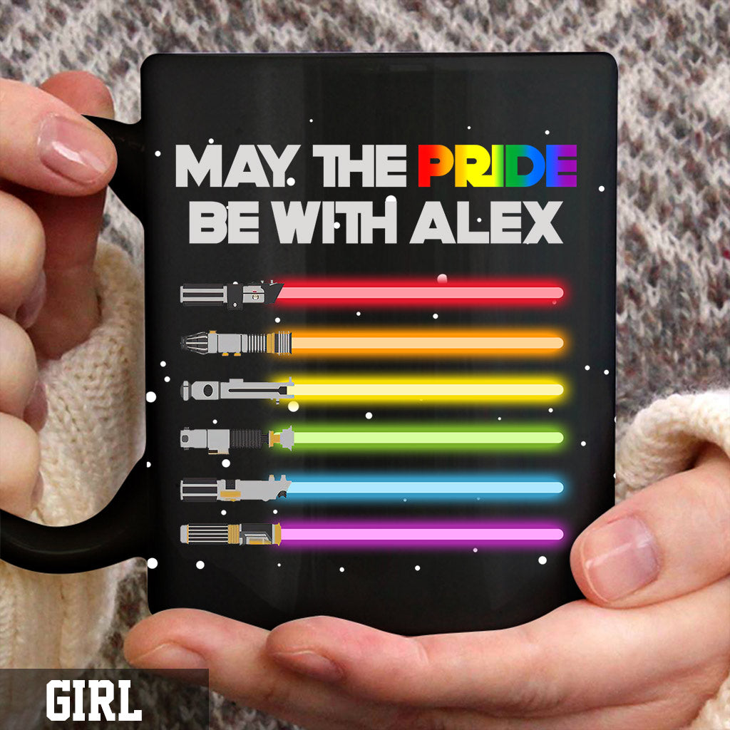 Personalized LGBT Support Mug Custom Name Gift for Friends