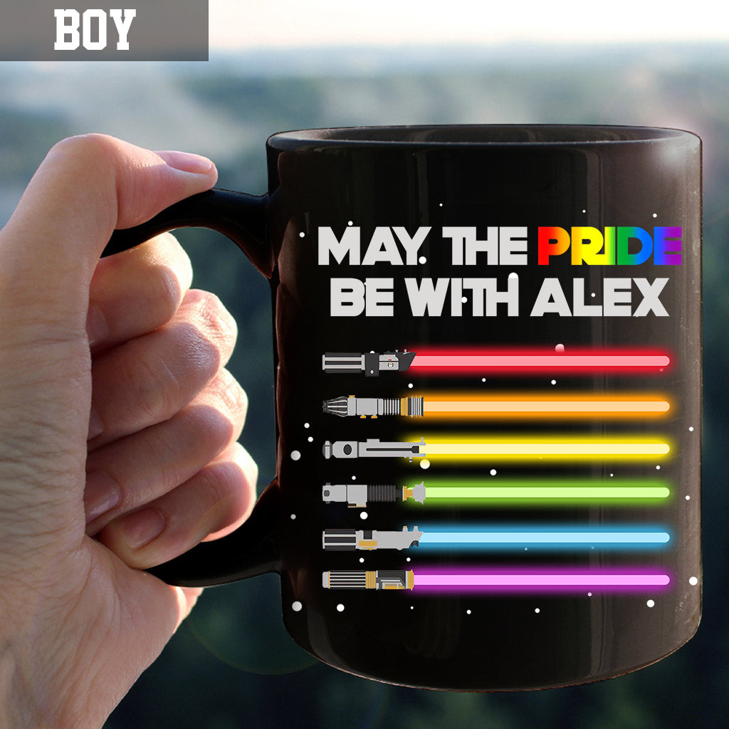 Personalized LGBT Support Mug Custom Name Gift for Friends