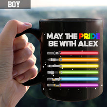 Load image into Gallery viewer, Personalized LGBT Support Mug Custom Name Gift for Friends
