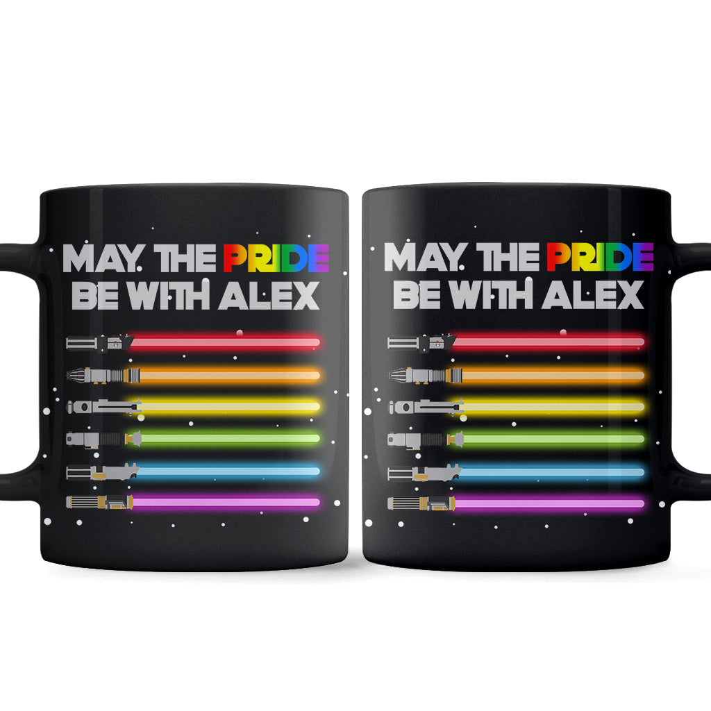 Personalized LGBT Support Mug Custom Name Gift for Friends