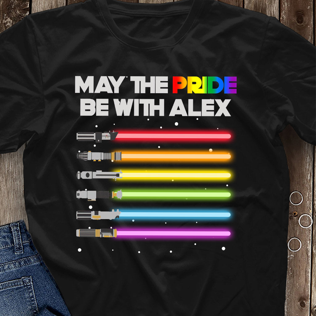 Personalized LGBT Pride T-shirt & Hoodie with Custom Name