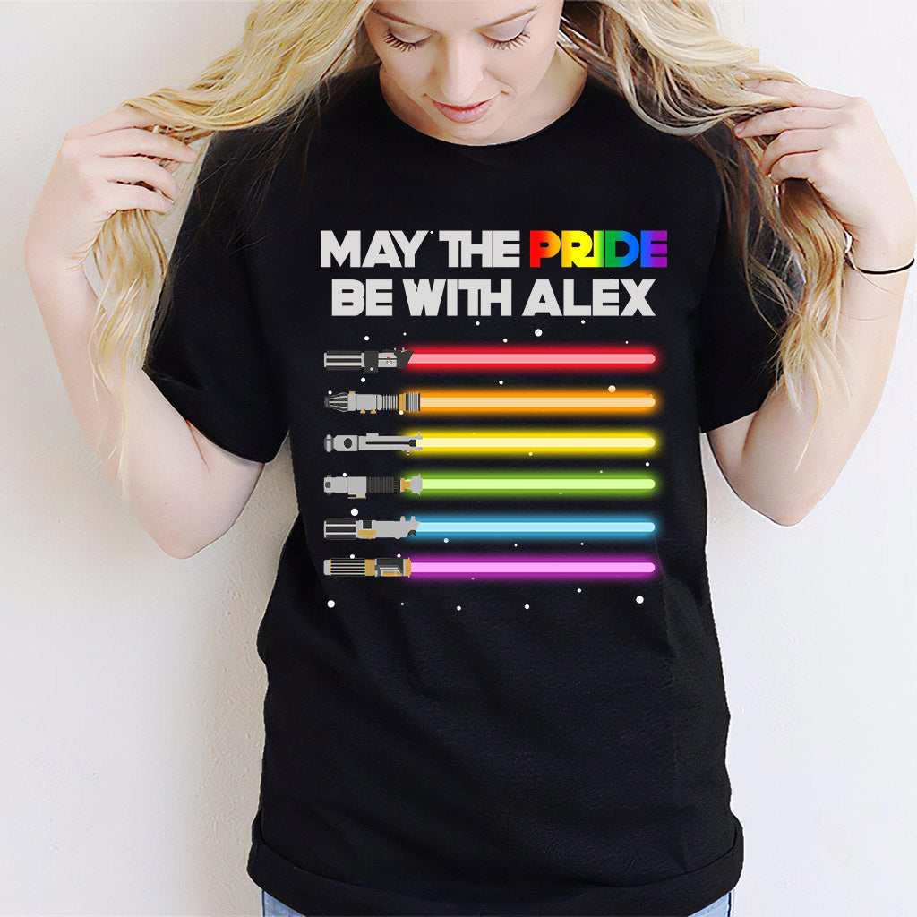 Personalized LGBT Pride T-shirt & Hoodie with Custom Name