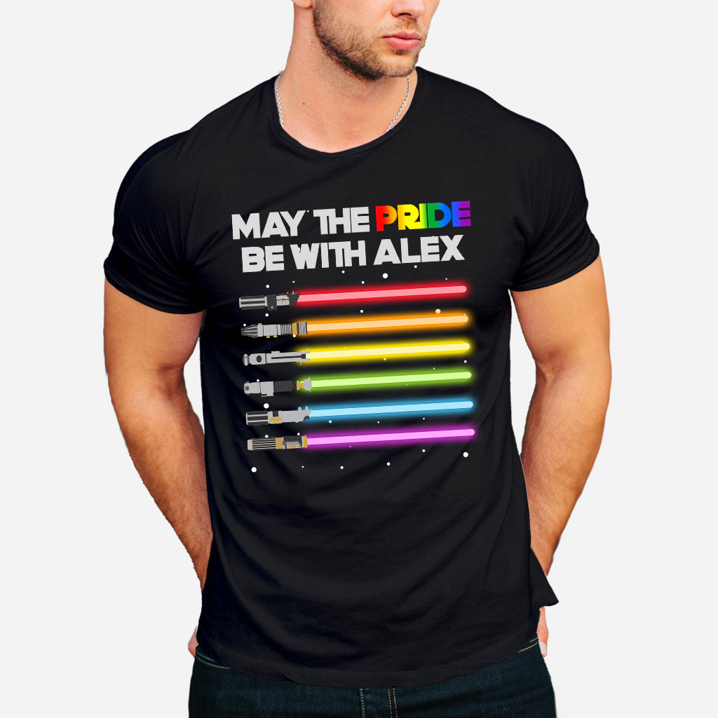 Personalized LGBT Pride T-shirt & Hoodie with Custom Name