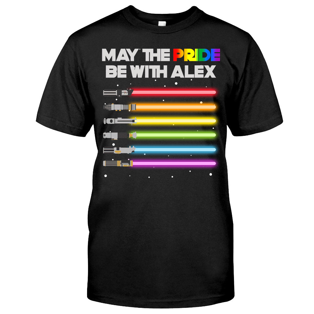 Personalized LGBT Pride T-shirt & Hoodie with Custom Name