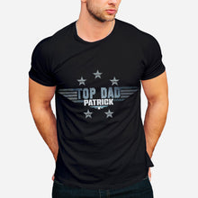 Load image into Gallery viewer, Personalized Top Dad T-shirt &amp; Hoodie Gift with Custom Name
