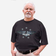 Load image into Gallery viewer, Personalized Top Dad T-shirt &amp; Hoodie Gift with Custom Name
