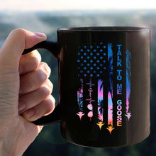 Load image into Gallery viewer, Personalized Independence Day Mug Custom Name Gift for Dad
